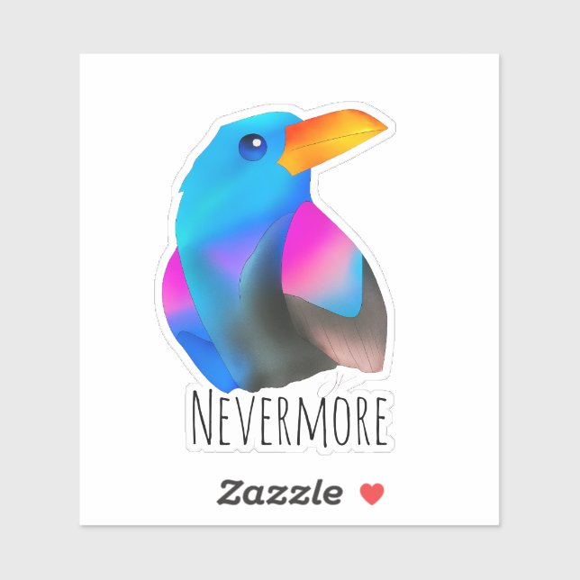 Sticker Citer le Corbeau (Feuille)