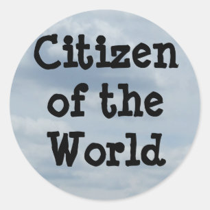 Sticker "Citoyen du Monde"