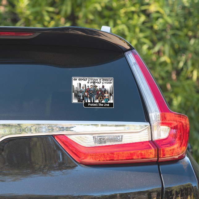 Sticker Citoyen respectueux de la loi (Côté voiture)