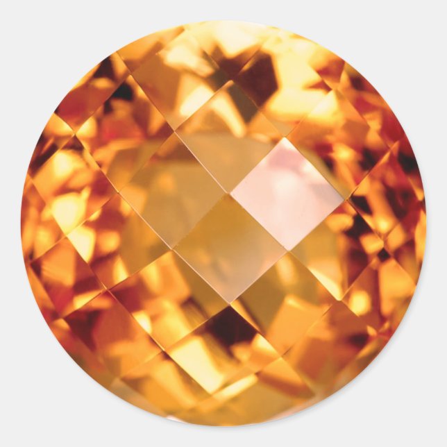 Sticker Citrine Orange (Devant)
