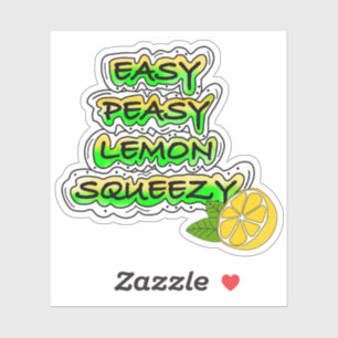 Sticker Citron doux facile