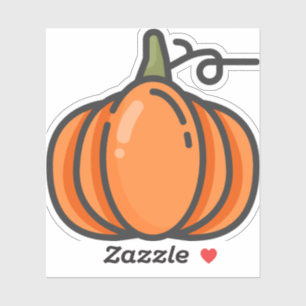 Sticker citrouille