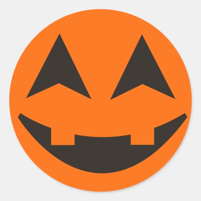 Sticker Citrouille Halloween 13 (Devant)