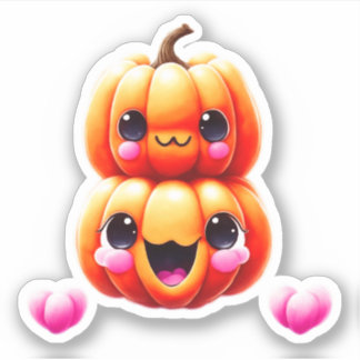 Sticker Citrouille mignons | Halloween