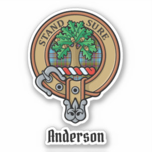 Sticker Clan Anderson Crest