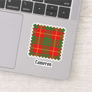 Sticker Clan Cameron Tartan