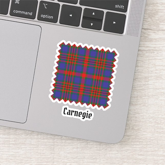 Sticker Clan Carnegie Tartan (Détail)