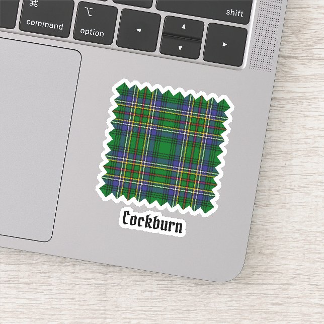 Sticker Clan Cockburn Tartan (Détail)