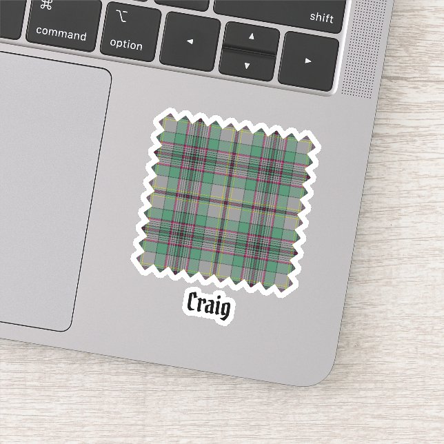 Sticker Clan Craig Tartan (Détail)