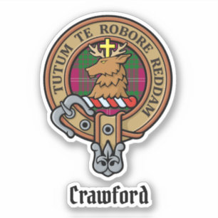 Sticker Clan Crawford Crest