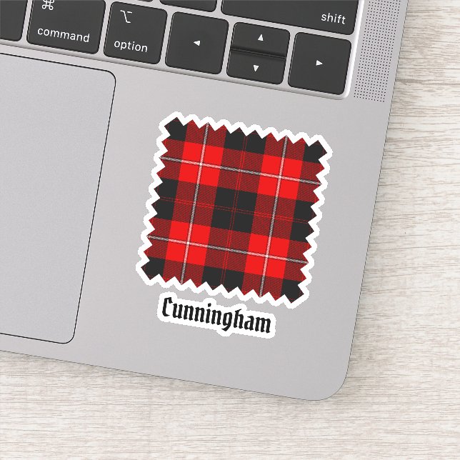 Sticker Clan Cunningham Tartan (Détail)