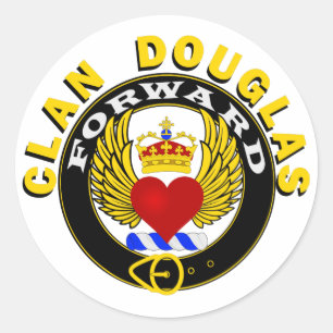 Sticker Clan Douglas Winging Heart "FORWARD"