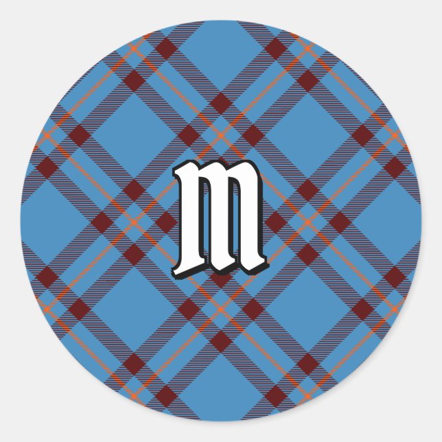 Sticker Clan Elliot Tartan Classic Round (Devant)