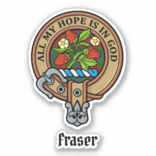 Sticker Clan Fraser Crest