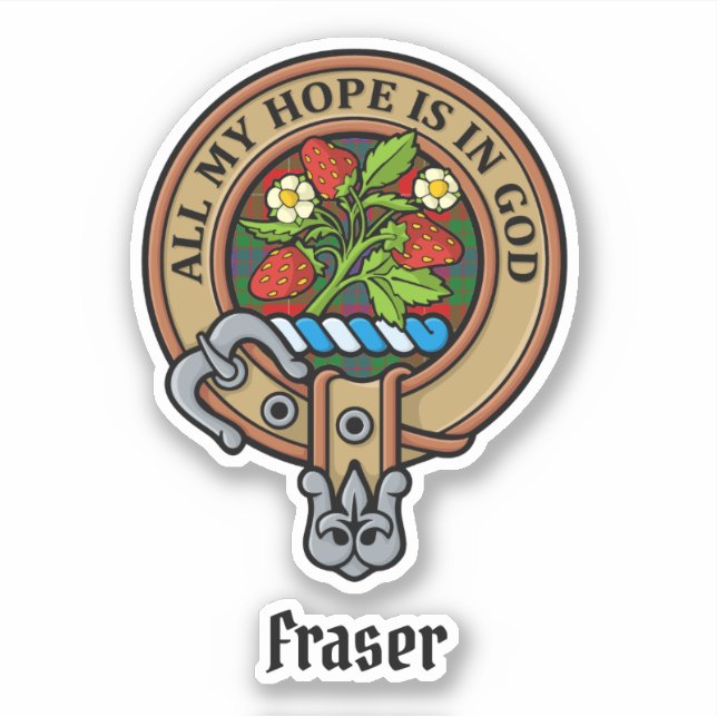 Sticker Clan Fraser Crest (Devant)