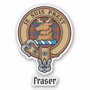 Sticker Clan Fraser de Lovat Crest