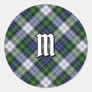 Sticker Clan Gordon Tress Tartan Classic Round
