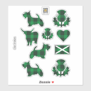 Sticker Clan Graham Tartan