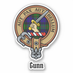 Sticker Clan Gunn Crest
