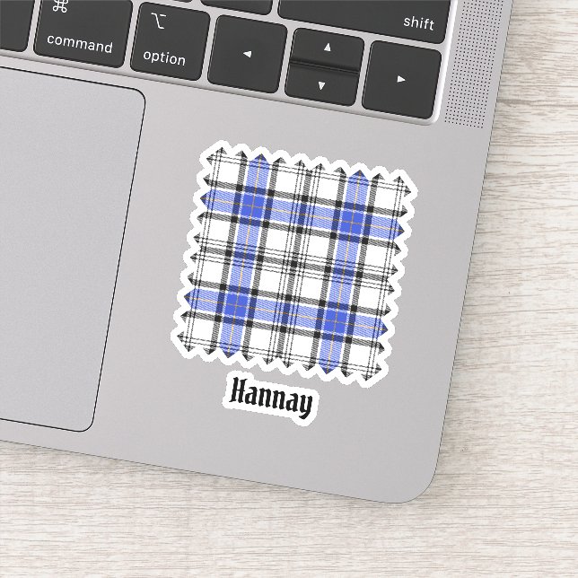 Sticker Clan Hannay Tartan (Détail)