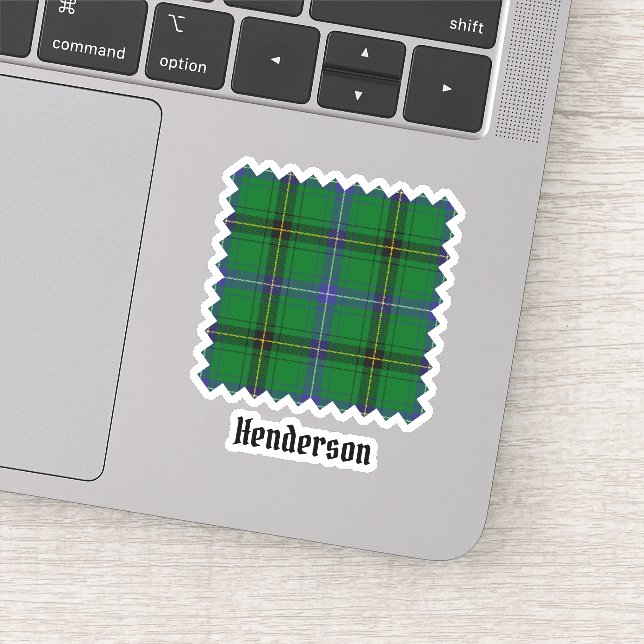 Sticker Clan Henderson Tartan (Détail)