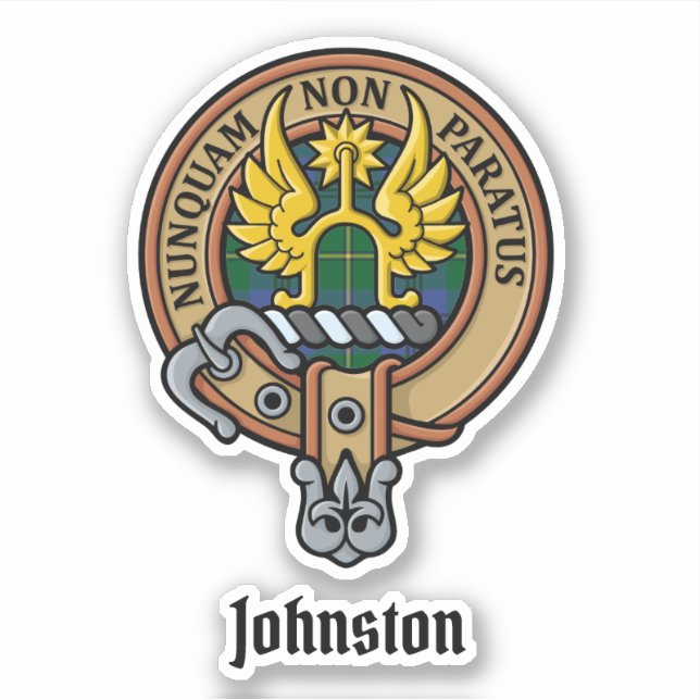 Sticker Clan Johnston Crest (Devant)