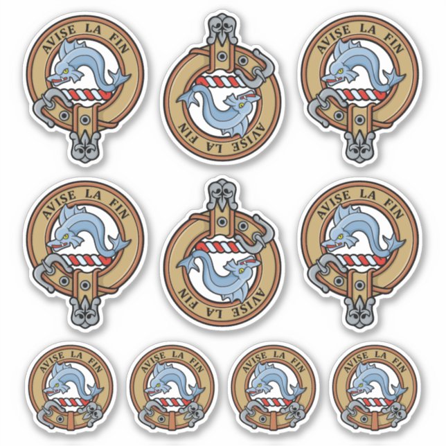 Sticker Clan Kennedy Crest (Devant)