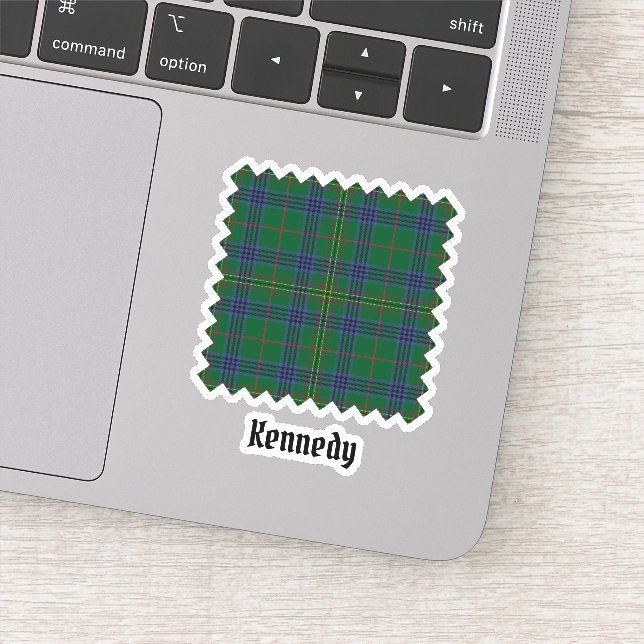 Sticker Clan Kennedy Tartan (Détail)