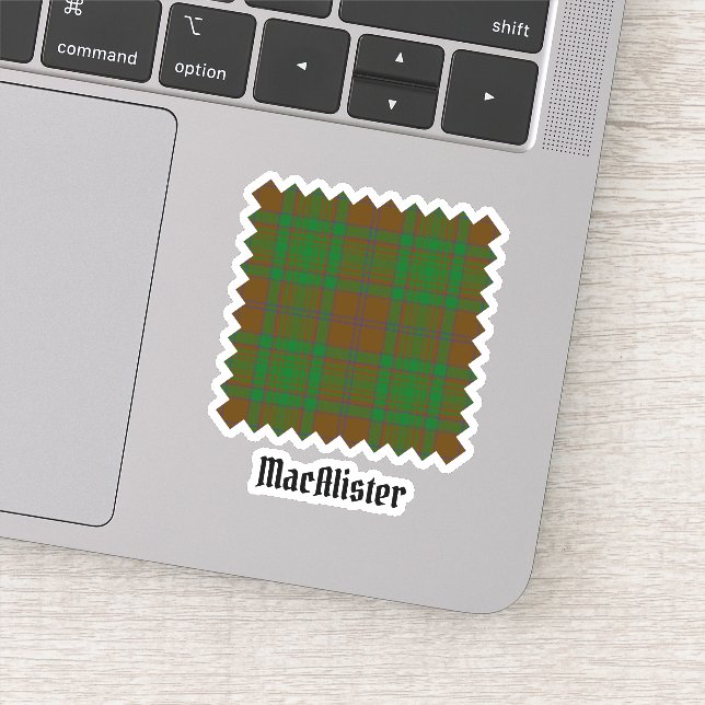 Sticker Clan MacAlister de Glenbarr Hunting Tartan (Détail)