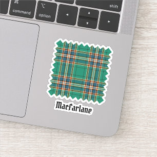 Sticker Clan MacFarlane Tartan de chasse antique