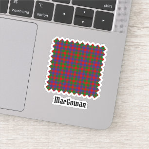 Sticker Clan MacGowan Tartan