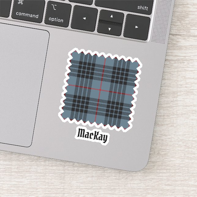 Sticker Clan MacKay Blue Tartan (Détail)