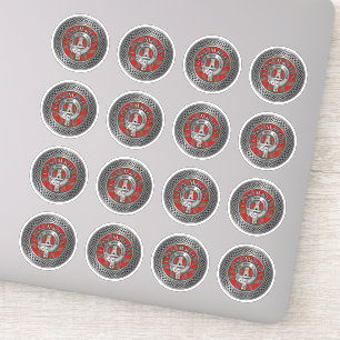 Sticker Clan MacLean Crest & Tartan Knot