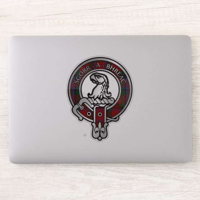 Sticker Clan MacNeacail (MacNicol/Nicolson) Crest & Tartan (Ordinateur)