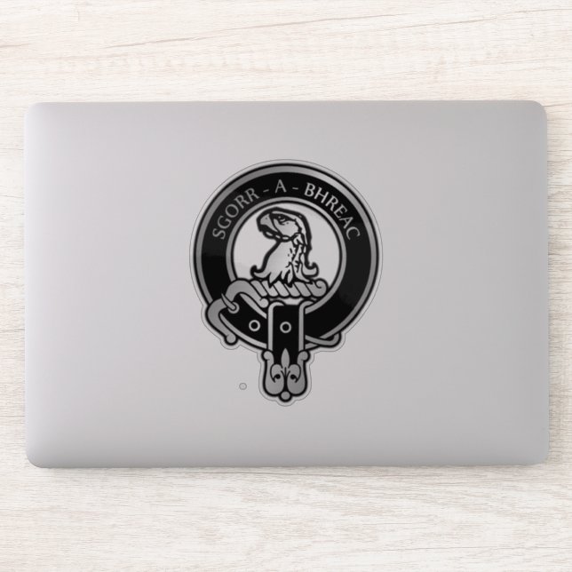 Sticker Clan MacNeacail (MacNicol/Nicolson) Crest & Tartan (Ordinateur)