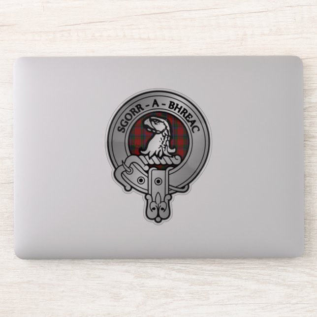 Sticker Clan MacNeacail (MacNicol/Nicolson) Crest & Tartan (Ordinateur)