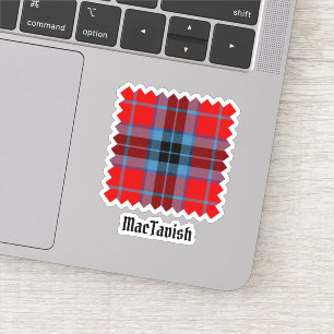 Sticker Clan MacTavish Tartan