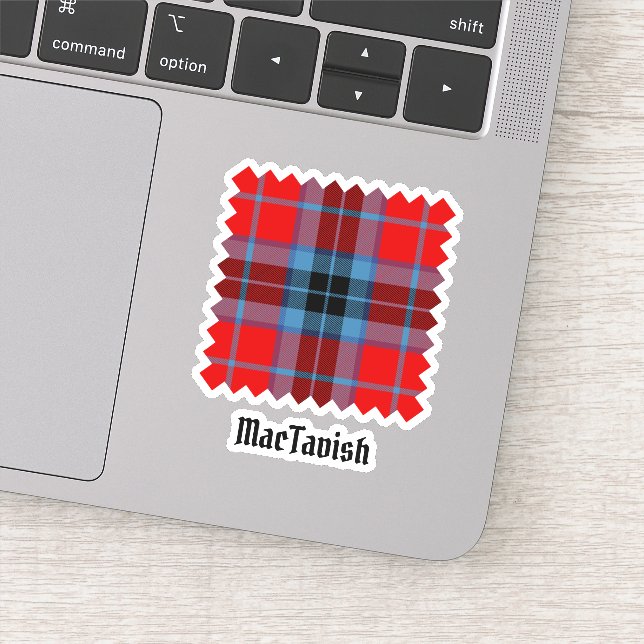 Sticker Clan MacTavish Tartan (Détail)