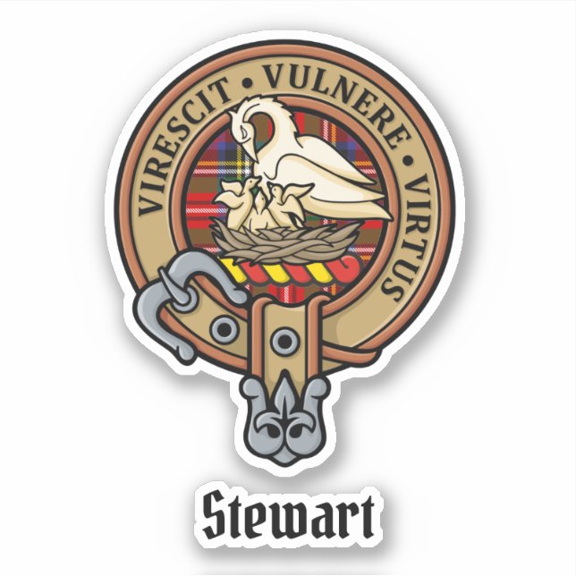 Sticker Clan Stewart Crest (Devant)