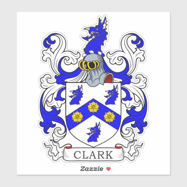 Sticker Clark Family Crest (Feuille)