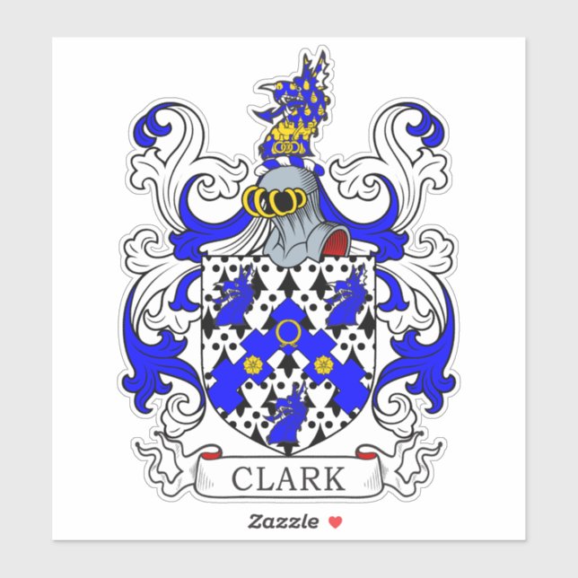 Sticker Clark Family Crest (Feuille)