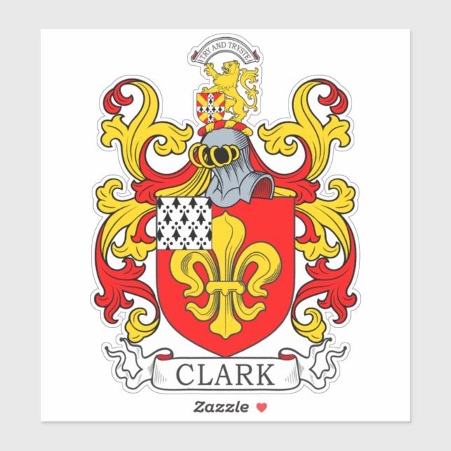 Sticker Clark Family Crest (Feuille)