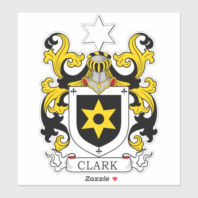 Sticker Clark Family Crest (Feuille)