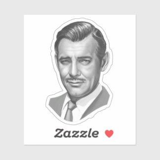 Sticker Clark Gable