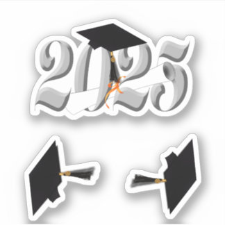 Sticker Classe d'argent classique de 2025