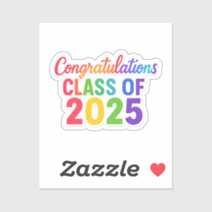 Sticker Classe de félicitations de 2025