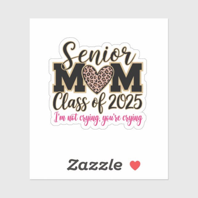 Sticker classe de maman senior de 2025 (Feuille)