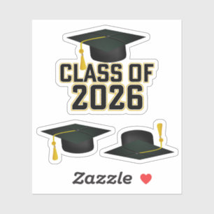 Sticker Classe Letterman de 2026 Graduation