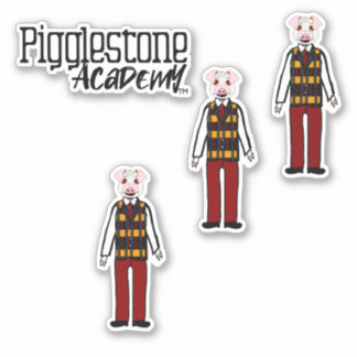 Sticker Classe Pigglestone Academy Pig 3