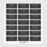 Sticker Classic gothique noir Mariage d'adresse invité Sti<br><div class="desc">Voici l'allure intemporelle de notre Classic Gothic Black Mariage Address Sticker design, où l'élégance rencontre l'éthérée. Une touche enchanteresse de romantisme foncé ornée de motifs botaniques complexes, avec des arrière - plans noirs agrémentés de pivoines luxuriantes et de roses délicats qui exsument un raffinement maussade parfait pour votre journée spéciale....</div>
